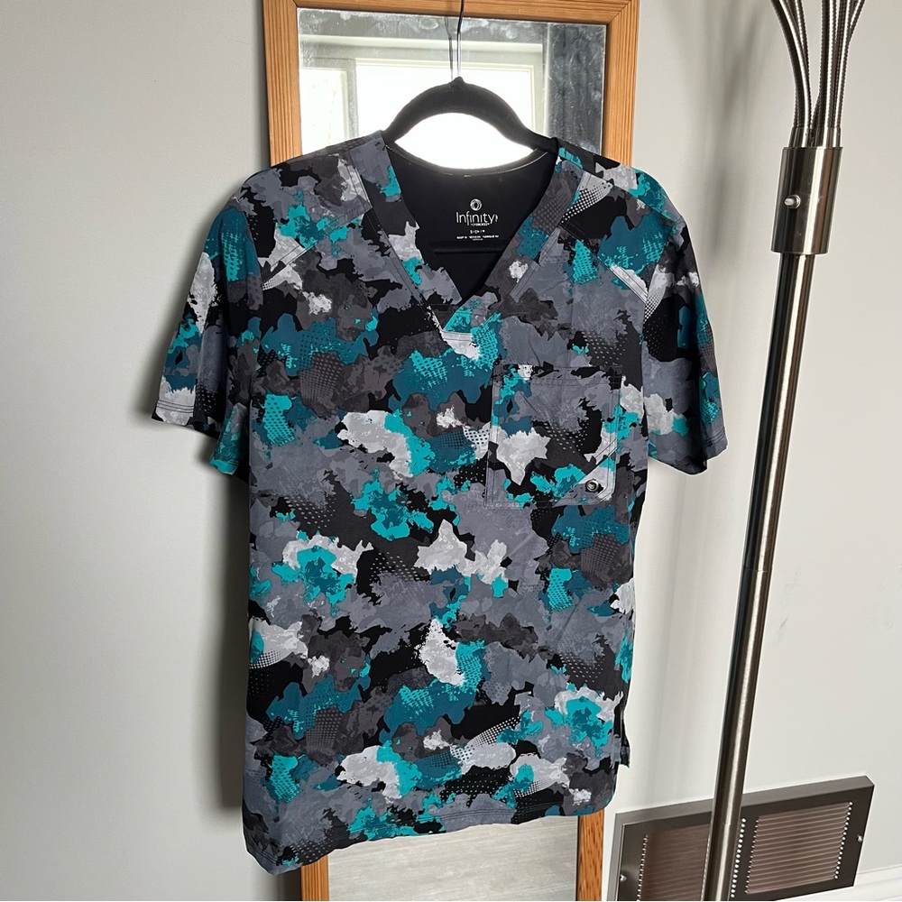 Infinity by Cherokee Scrub Top
